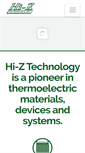 Mobile Screenshot of hi-z.com